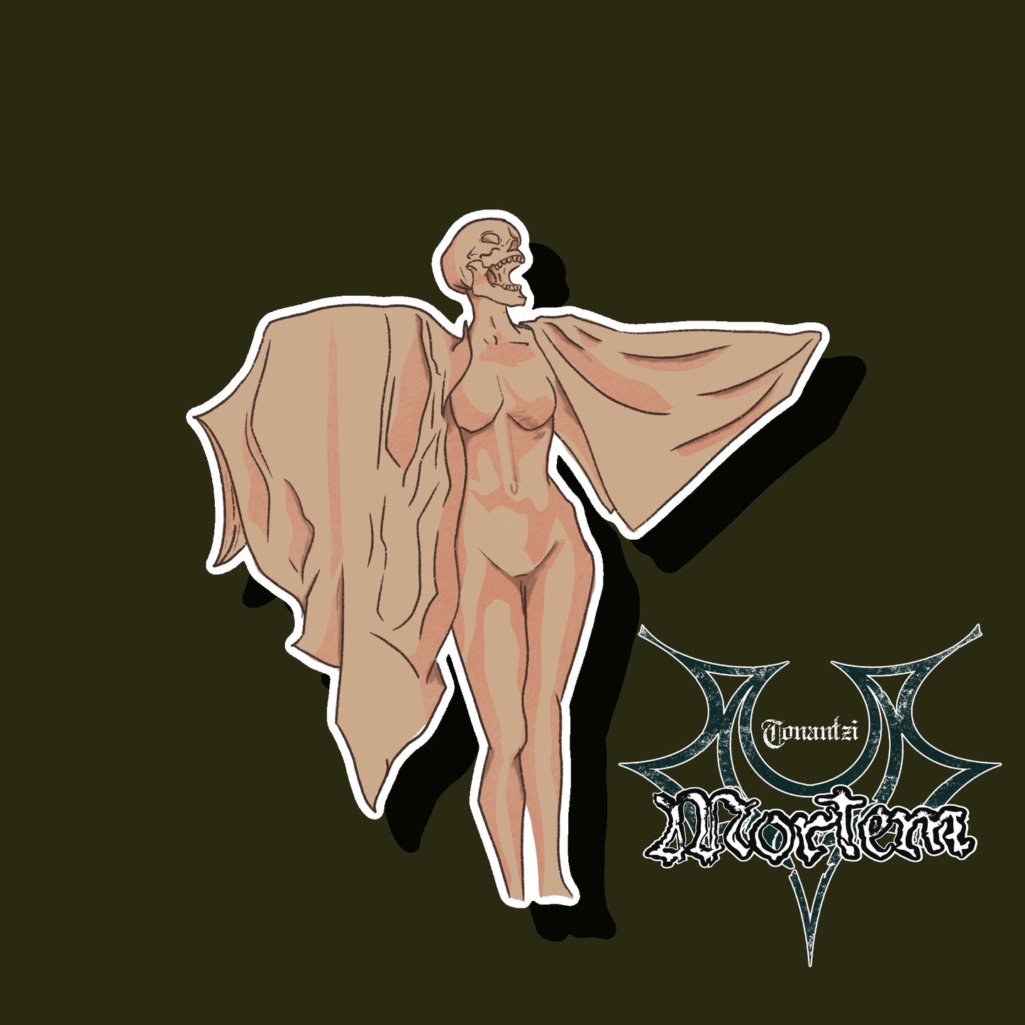fallen angel sticker