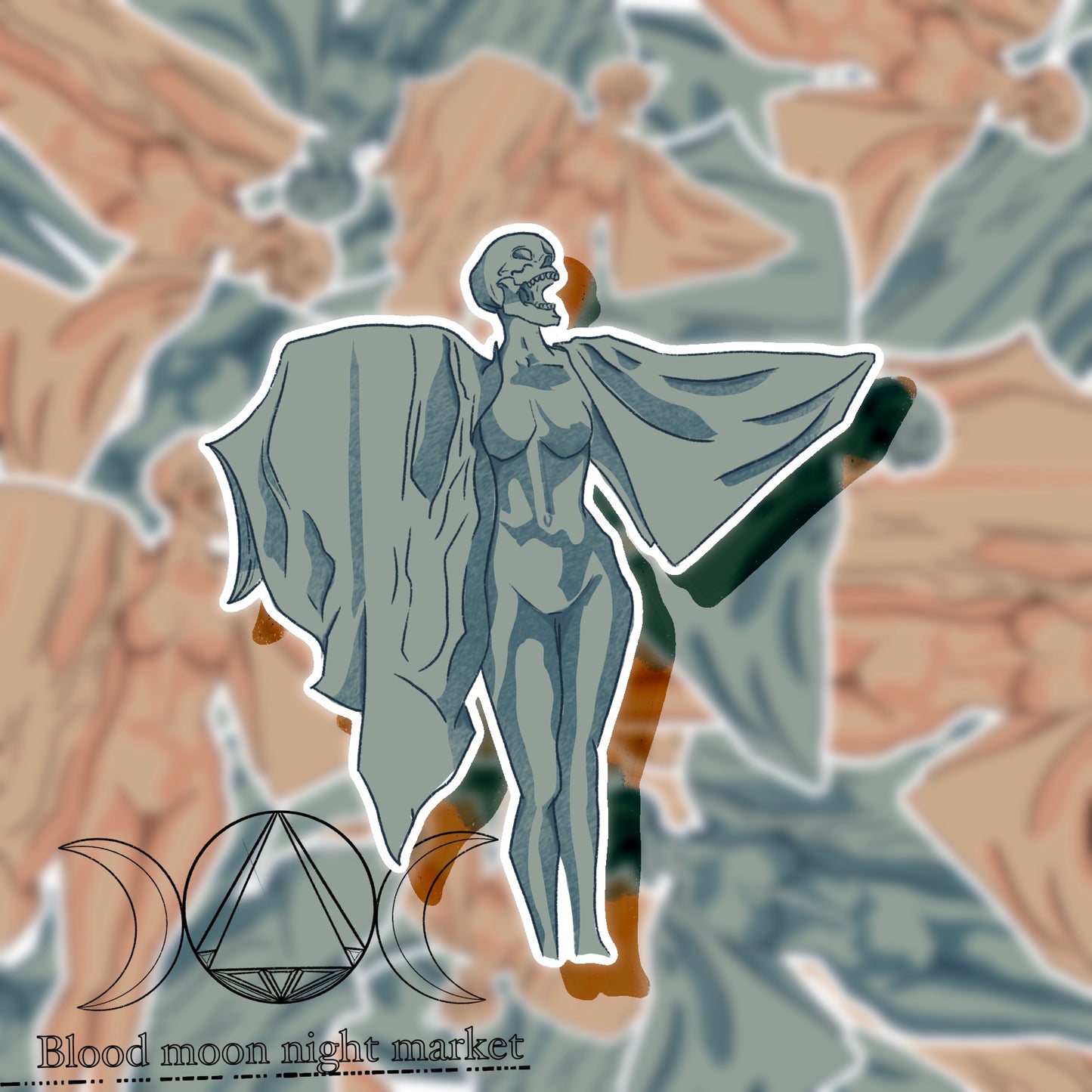 fallen angel sticker